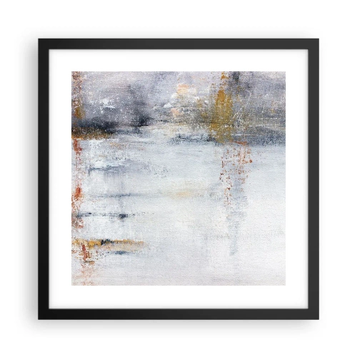 Plakát v černém rámu - Za závojem vzduchu - 40x40 cm