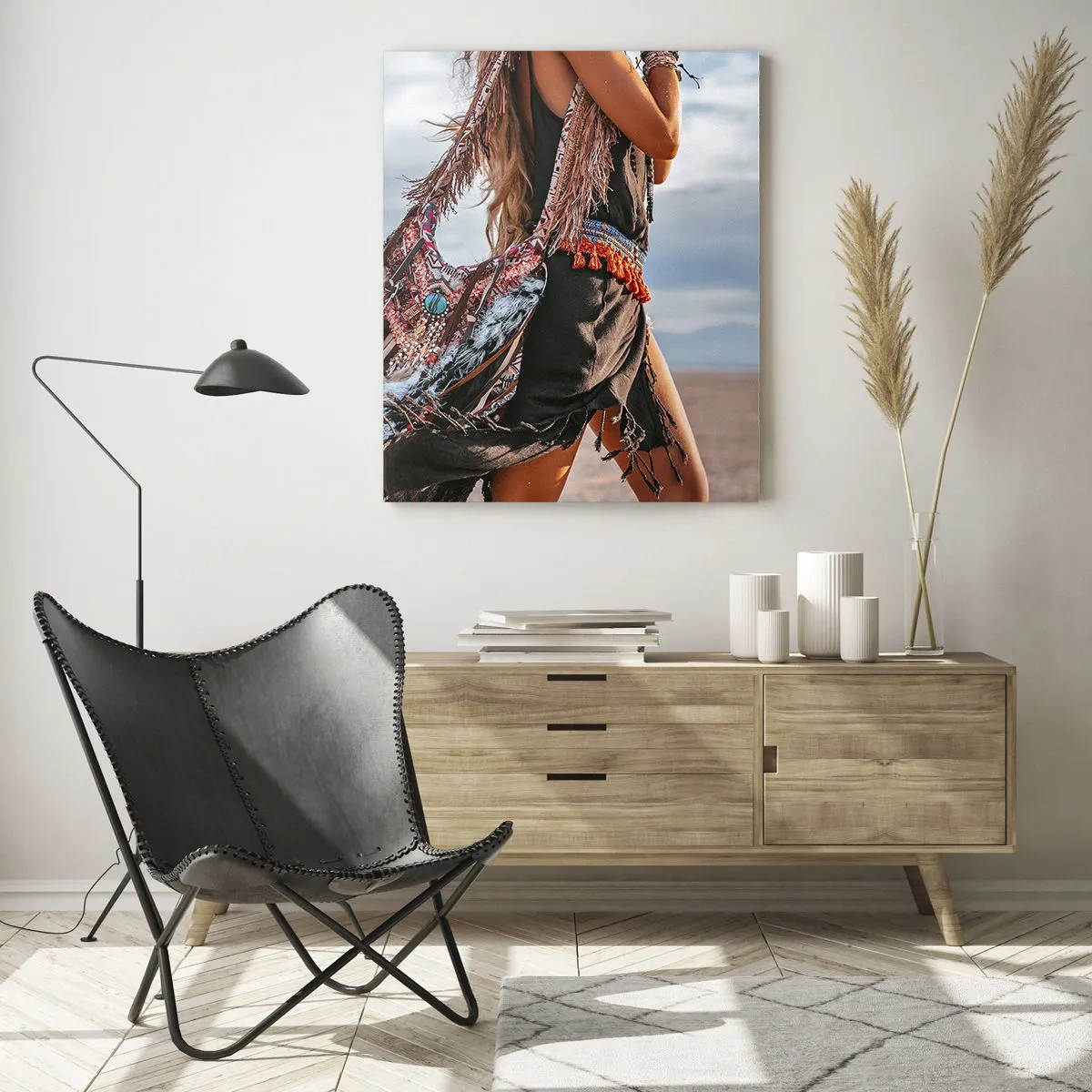 Obraz na skle - Šamanovo děvče - 80x120 cm
