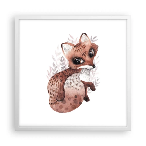 Plakát v bílém rámu - Prostě se zamilovat - 50x50 cm