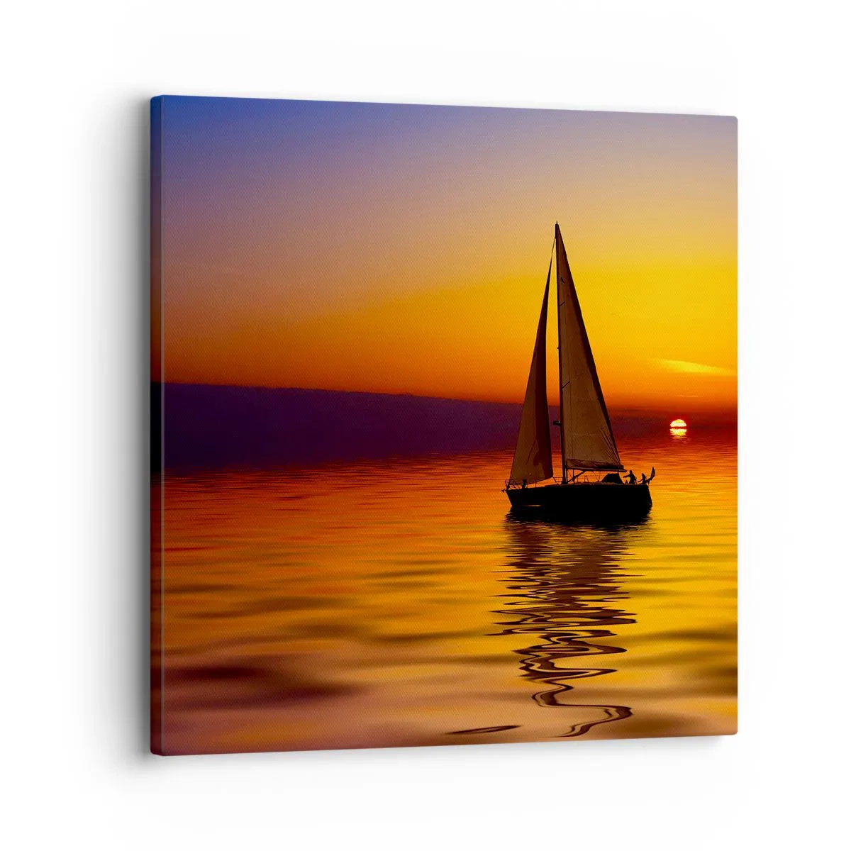 Obraz na plátně - Jak je tu za soumraku ticho… - 30x30 cm