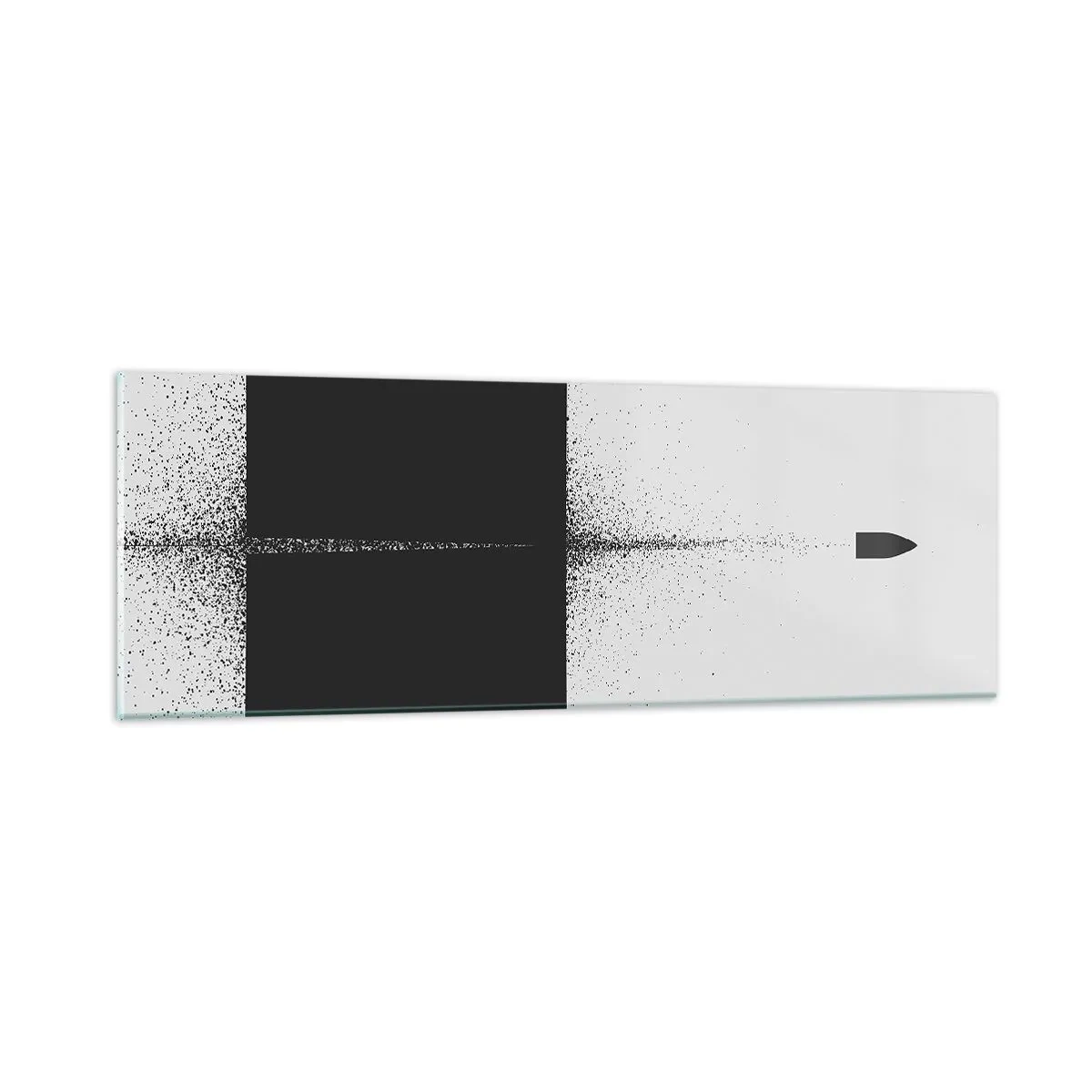 Obraz na skle - Přímo k cílu - 90x30 cm