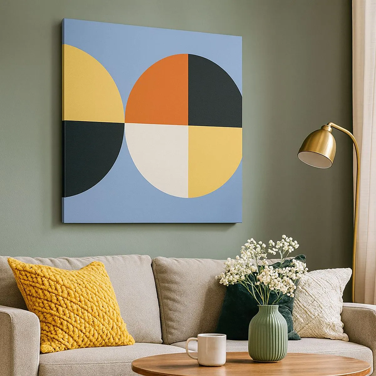 Obraz na plátně - Koukej a počítej - 30x30 cm