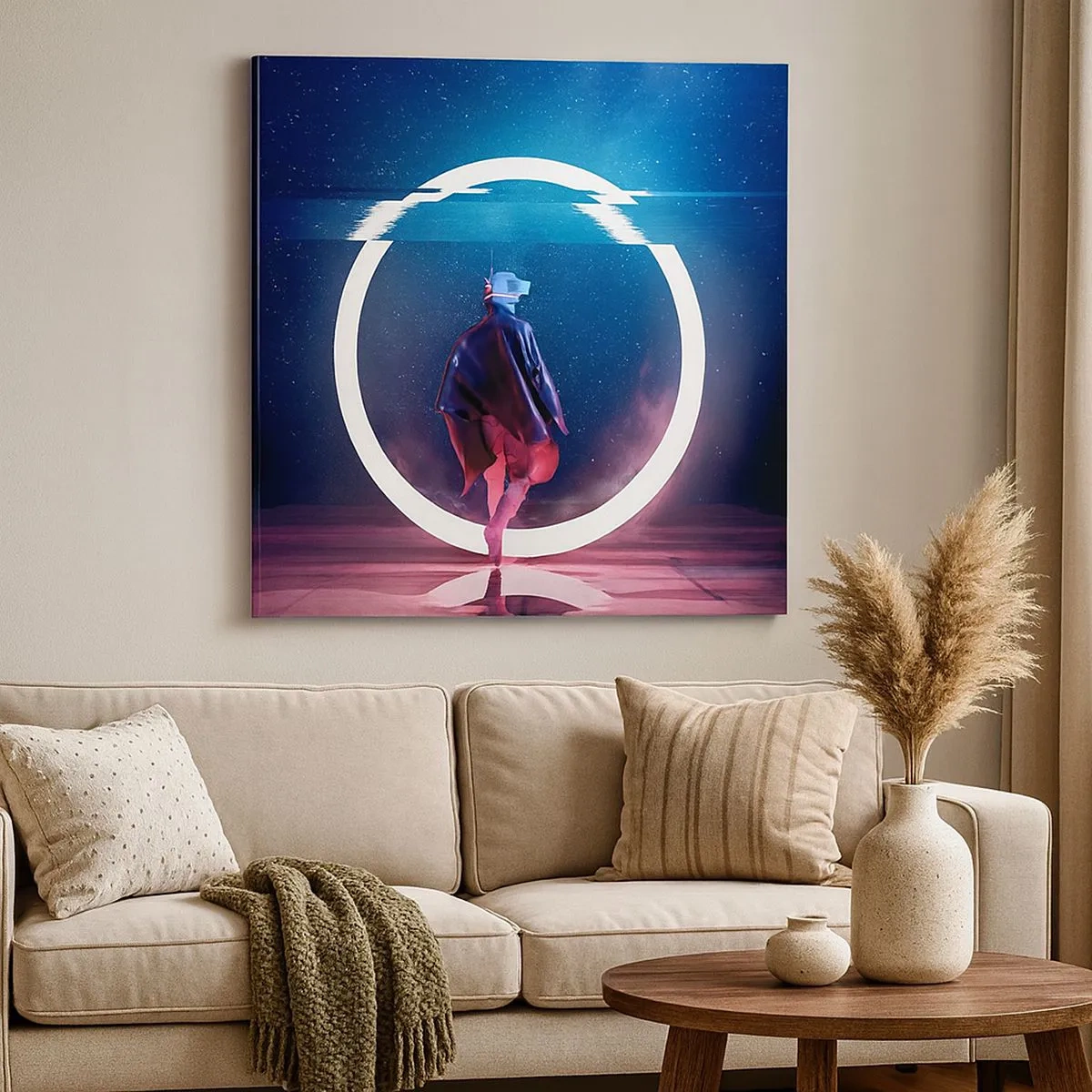 Obraz na plátně - Mezi světy - 30x30 cm