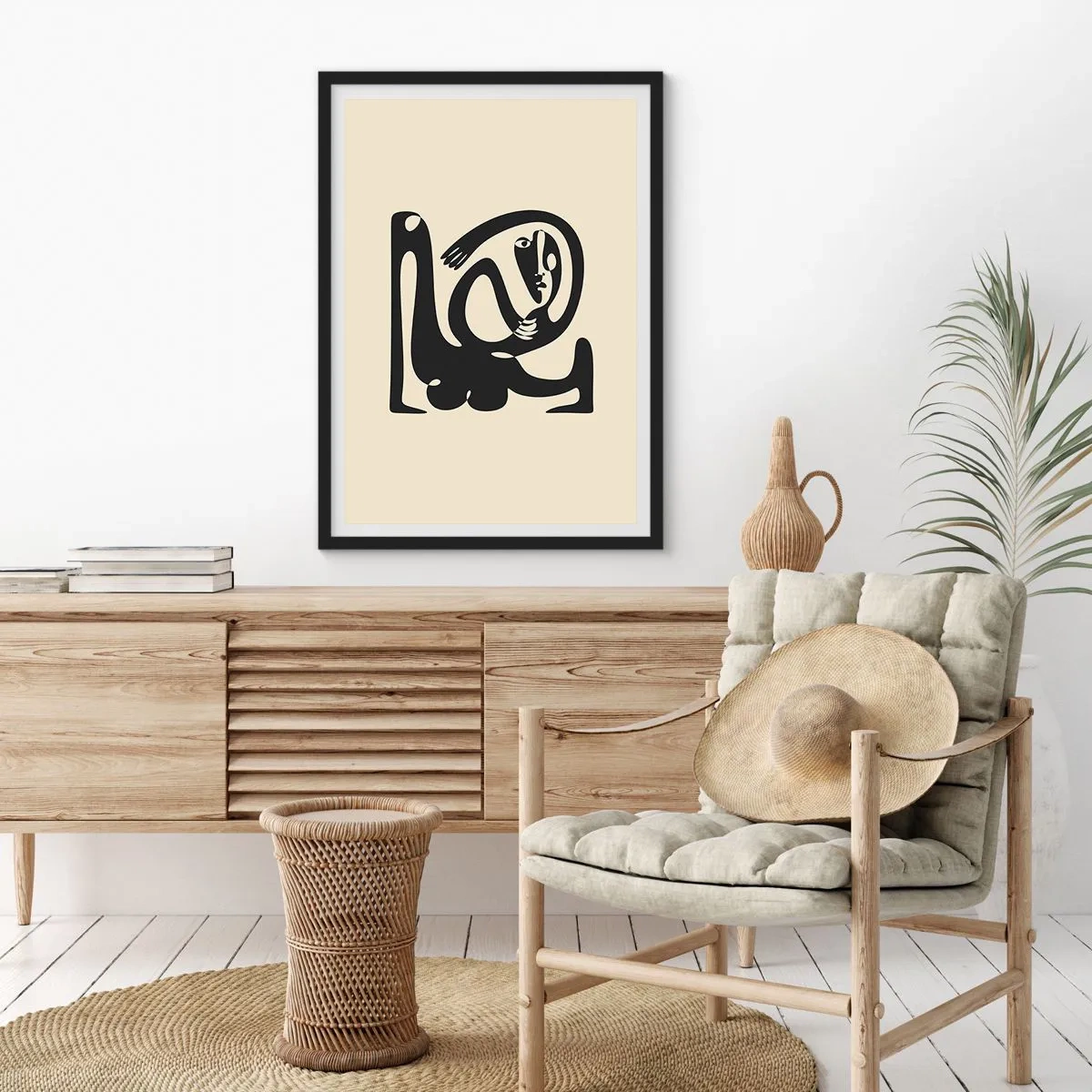 Plakát v černém rámu - Téměř Picasso - 70x100 cm