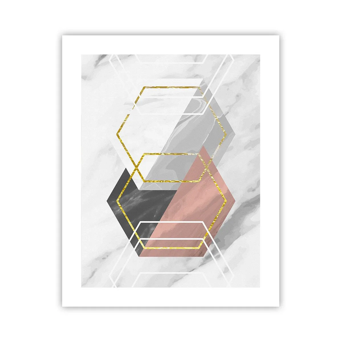 Plakát - Řetězová kompozice - 40x50 cm