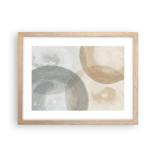 Plakát v rámu světlý dub - Pronikání světů - 40x30 cm
