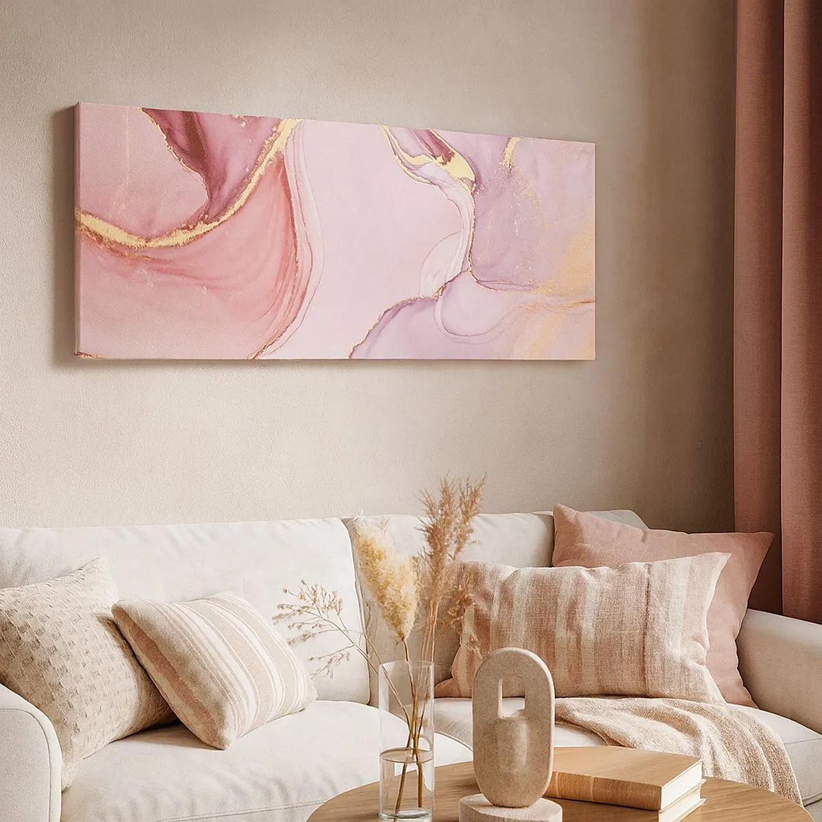 Obraz na plátně - Mazlení barev - 100x40 cm