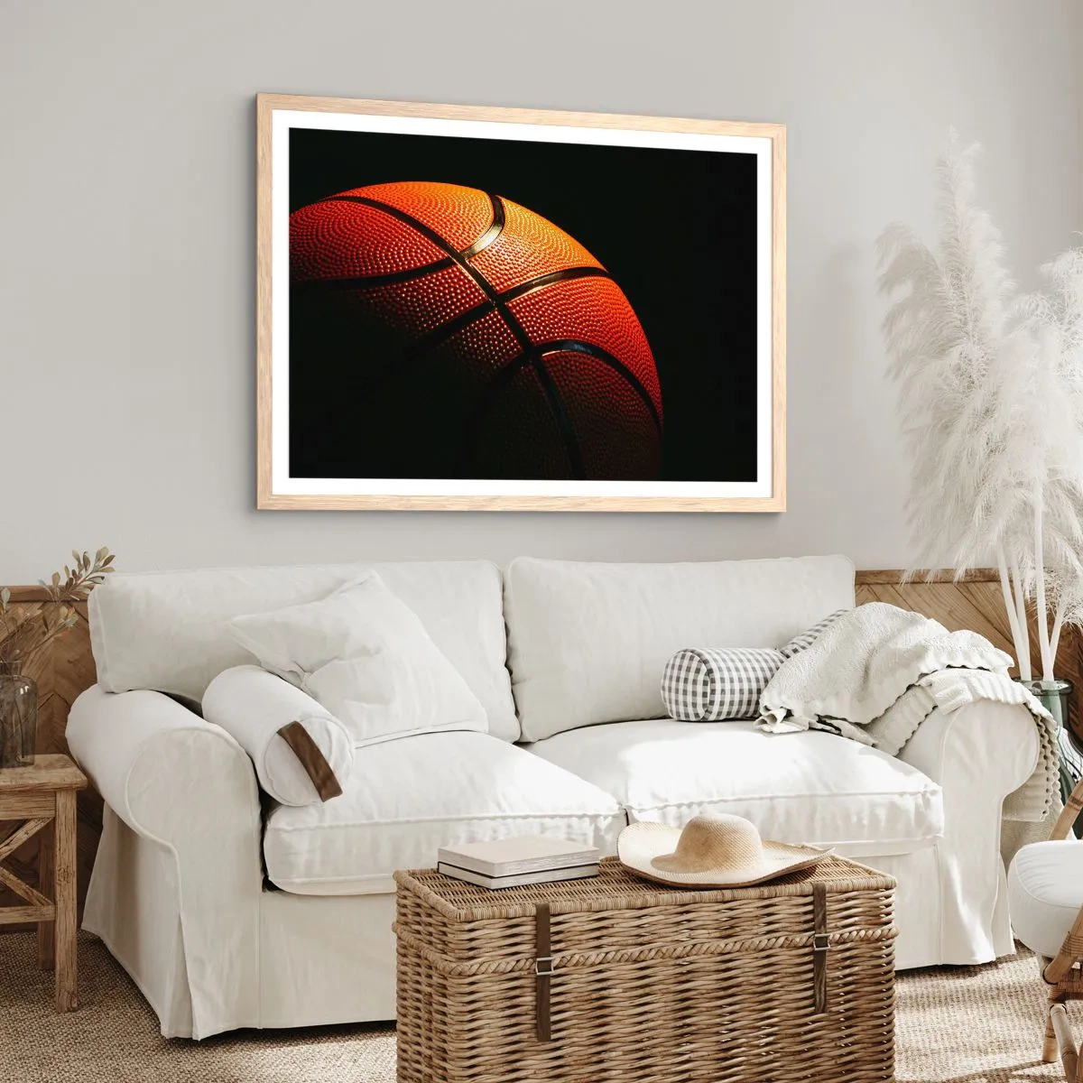 Plakát v rámu světlý dub - Krásná jako planeta - 70x50 cm