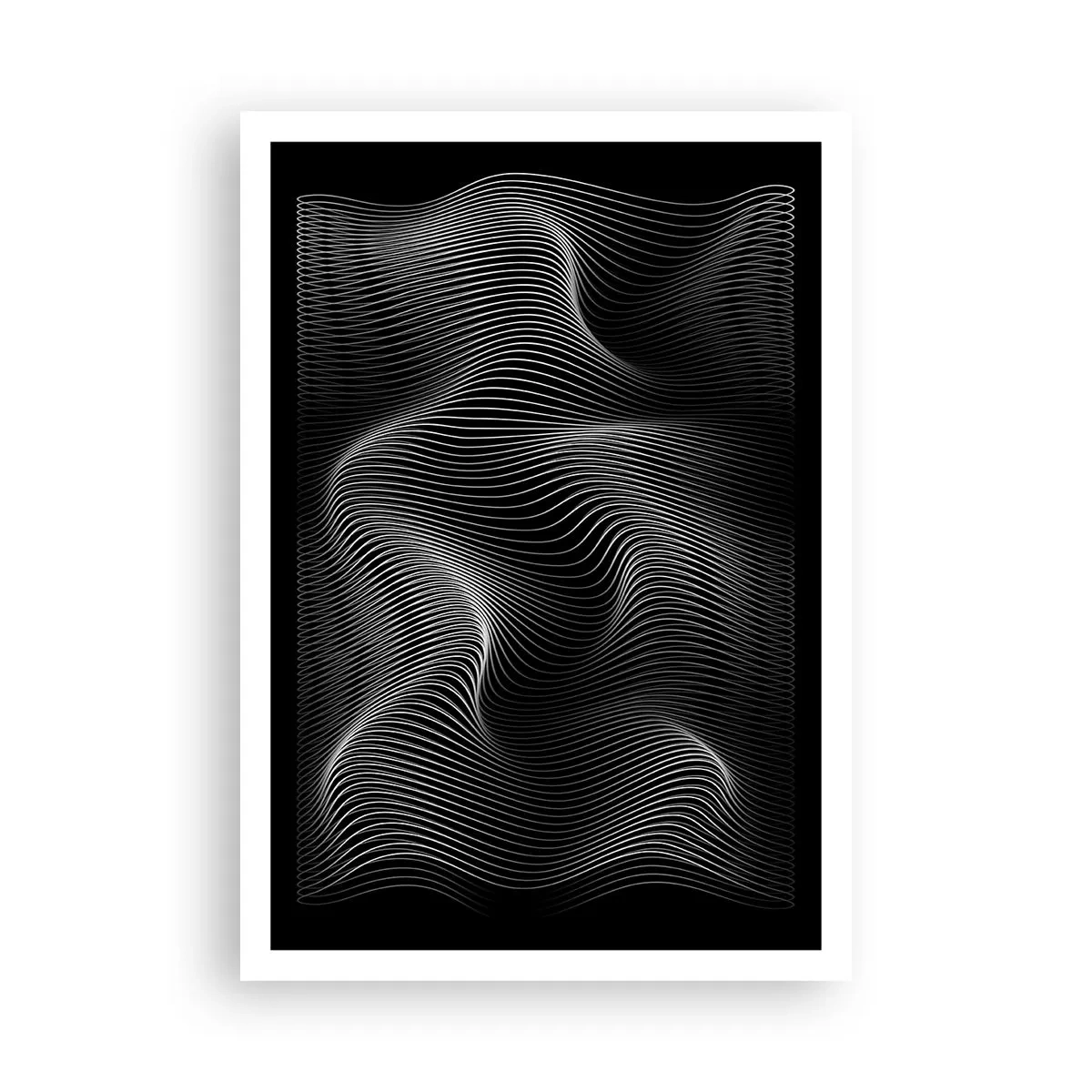 Plakát - Tanec světla v prostoru - 70x100 cm