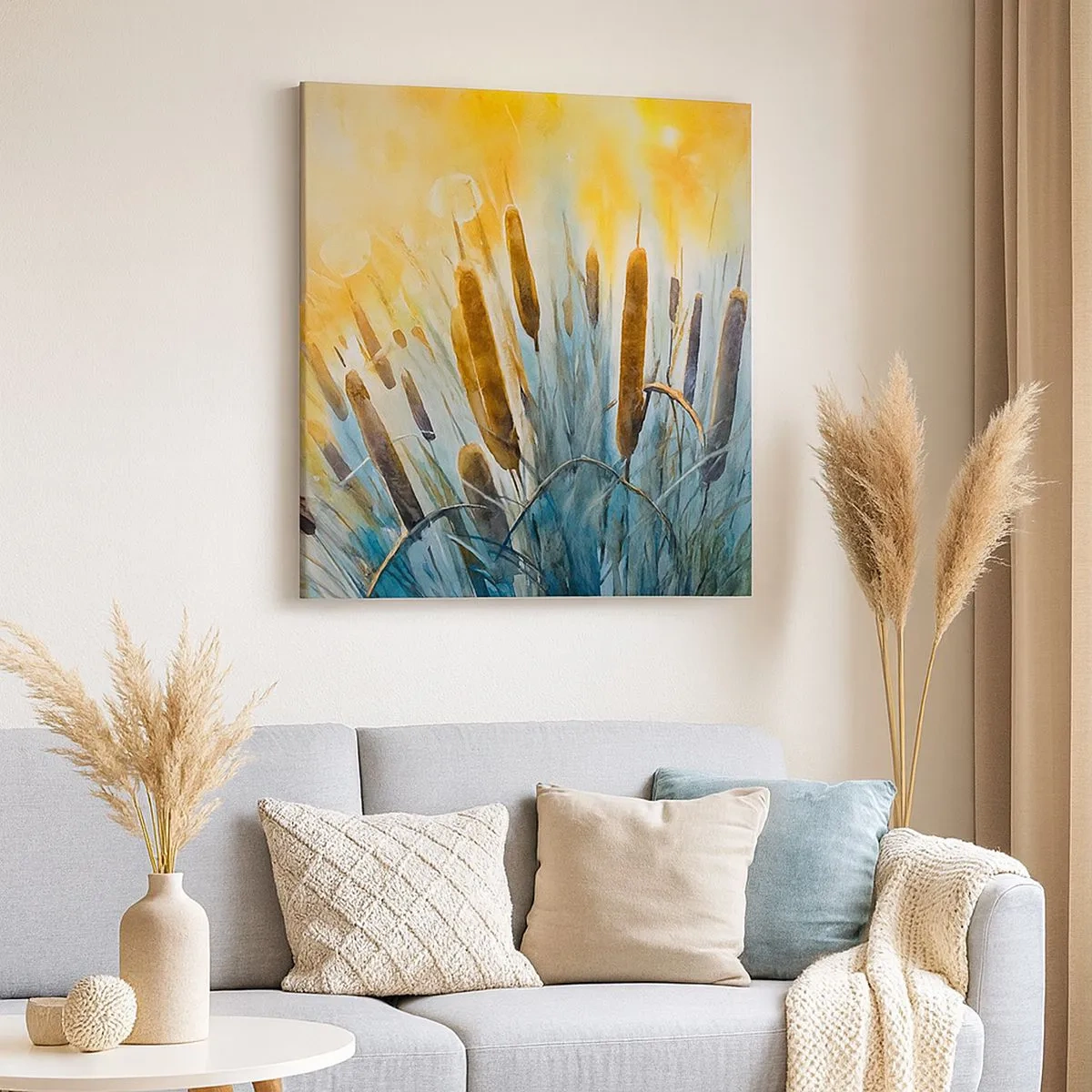 Obraz na plátně - Chlad vody, žár slunce - 30x30 cm