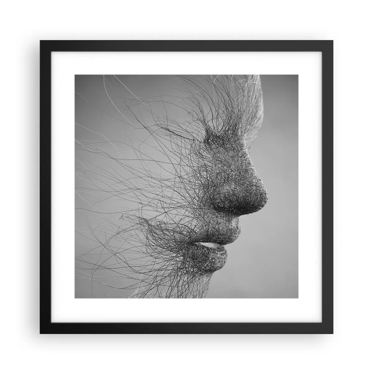 Plakát v černém rámu - Duch větru - 40x40 cm