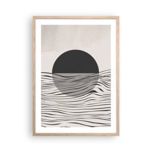 Plakát v rámu světlý dub - Poloviční kompozice - 50x70 cm