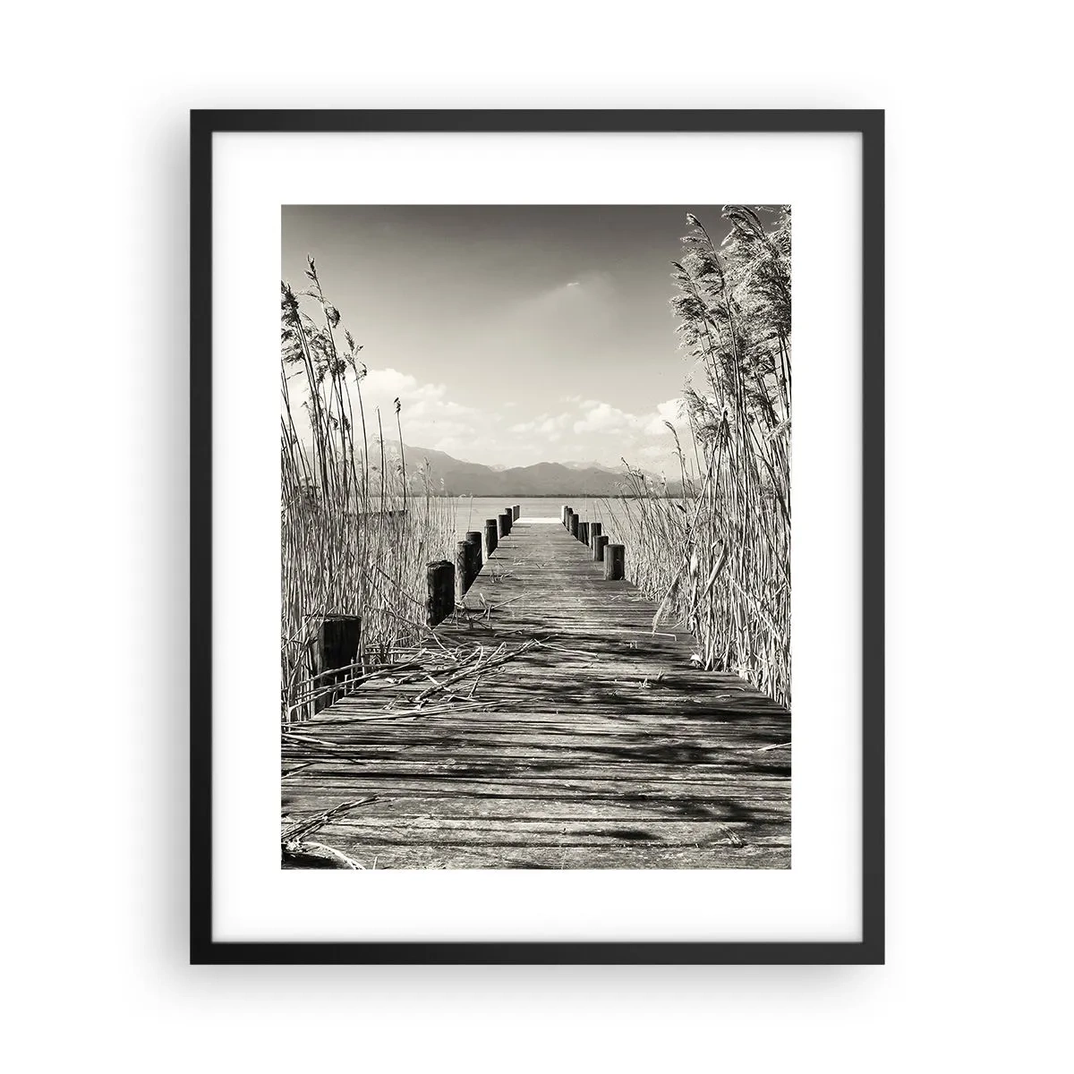 Plakát v černém rámu - V ústraní travin - 40x50 cm