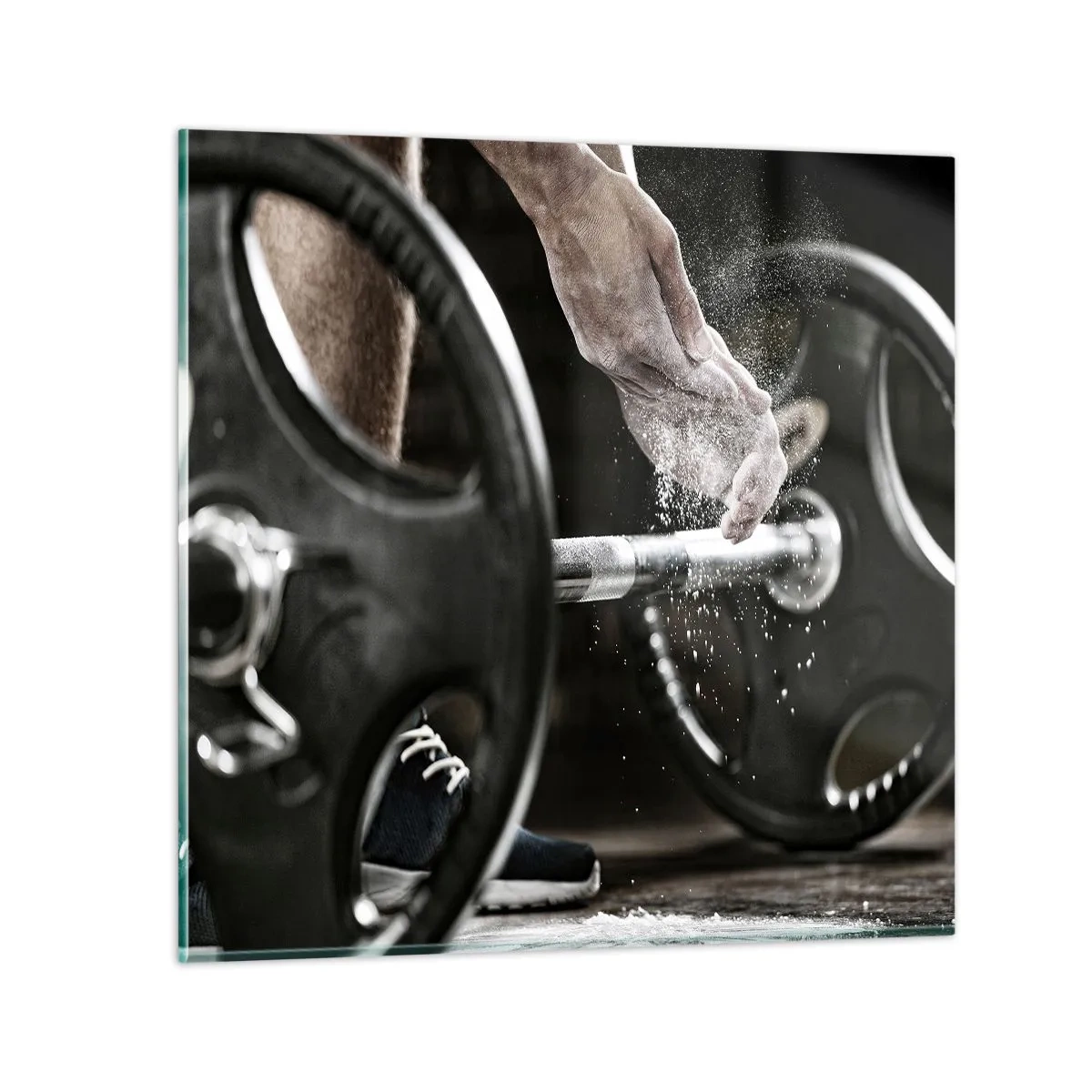 Obraz na skle - Výzva přijatá! - 70x70 cm