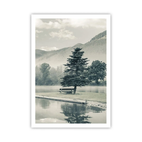 Plakát - Jezero ještě spí - 70x100 cm