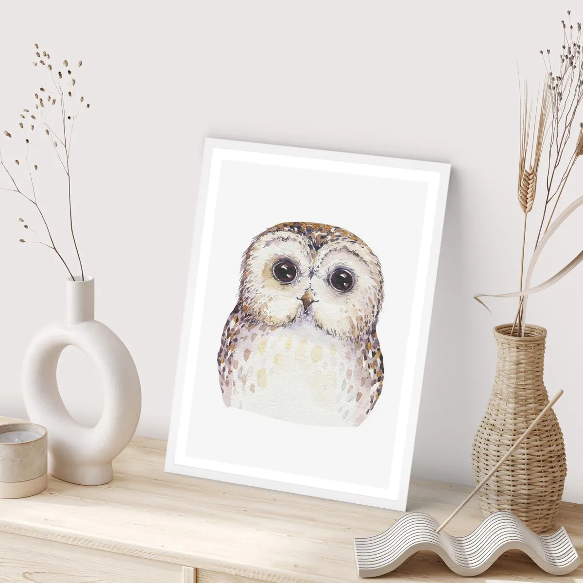 Plakát v bílém rámu - Podívej se mi do očí - 40x50 cm