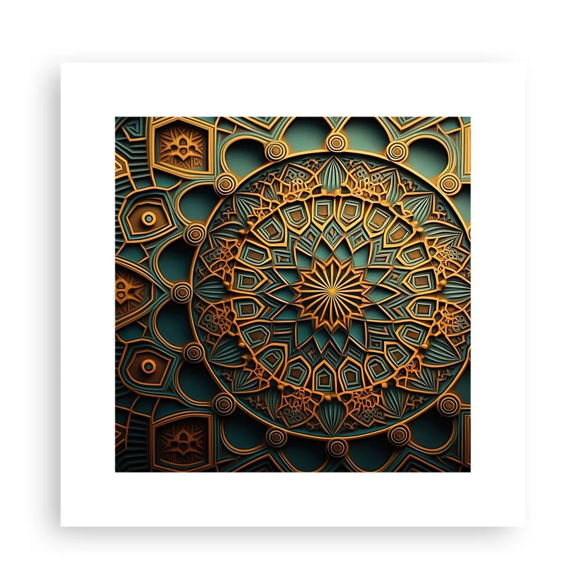Plakát - V arabském stylu - 30x30 cm