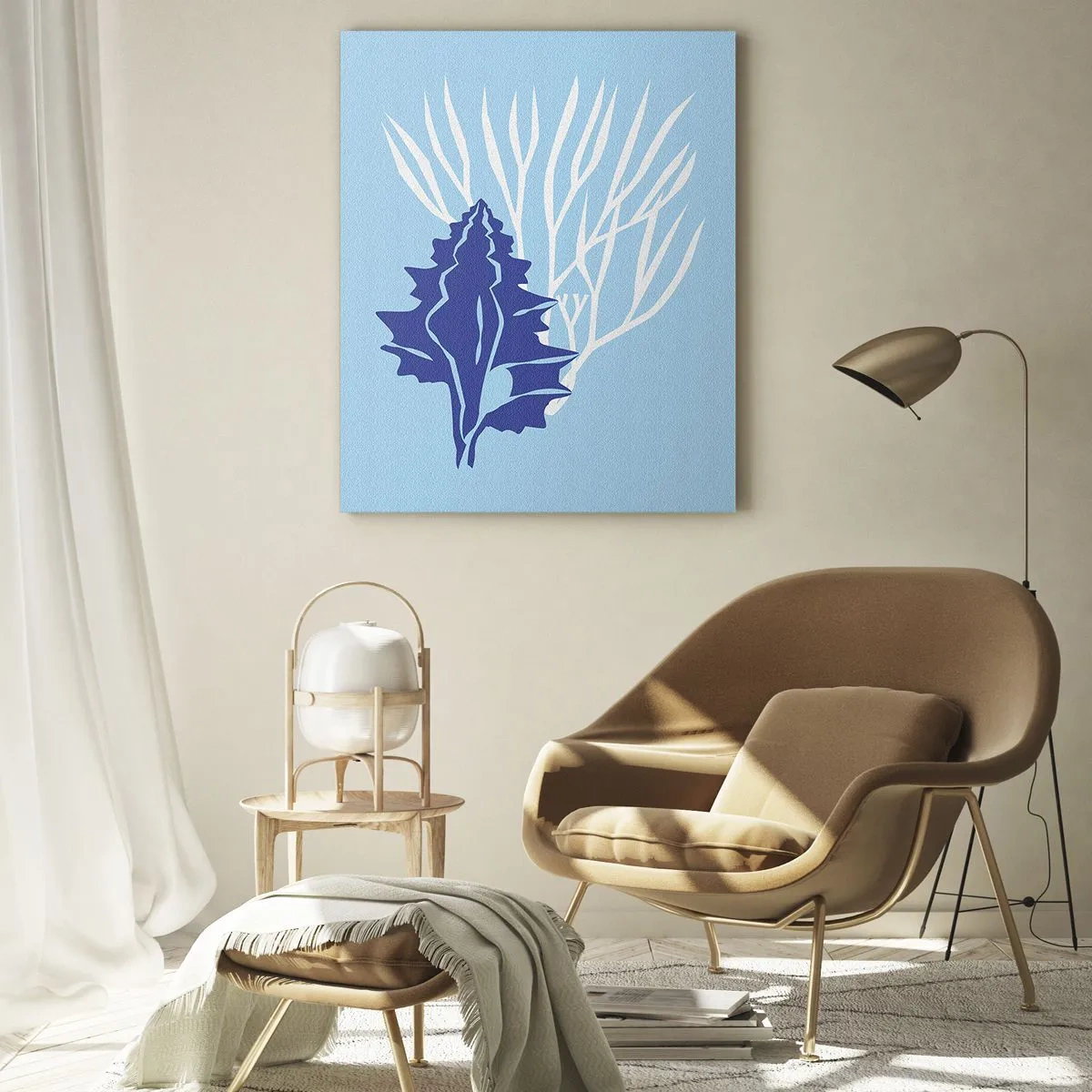 Obraz na skle - Listové formy - 80x120 cm