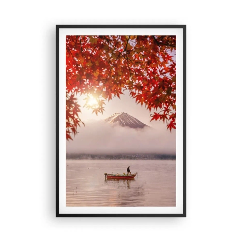 Plakát v černém rámu - V japonském stylu - 61x91 cm