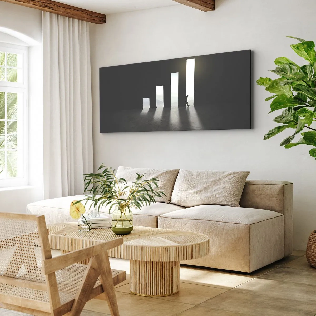 Obraz na plátně - Úspěch – imprese - 100x40 cm