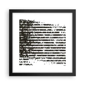 Plakát v černém rámu - Rytmus a šum - 30x30 cm