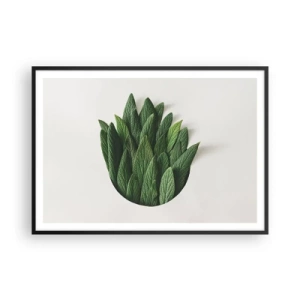 Plakát v černém rámu - Neukojitelná zvědavost - 100x70 cm