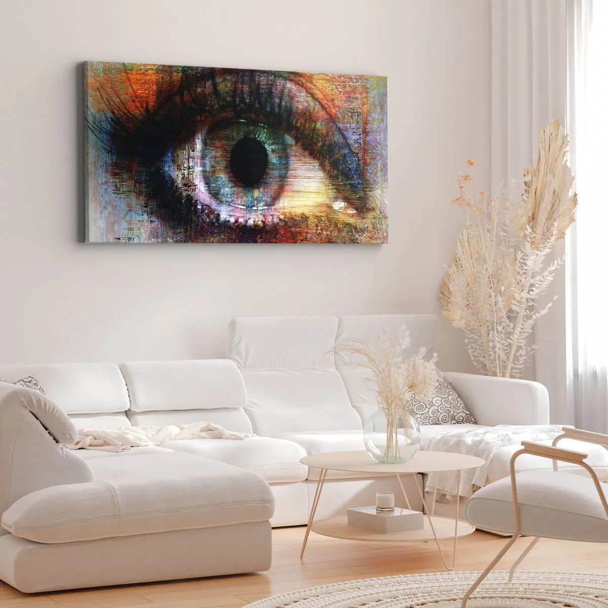 Obraz na plátně - Lze se podívat do duše - 100x40 cm