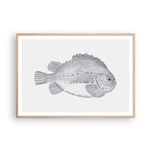 Plakát v rámu světlý dub - Do alba přírodovědce - 100x70 cm