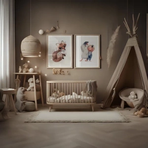 Beige kids space - Inspirace do dětského pokoje