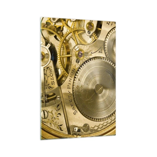 Obraz na skle - Jdi s duchem času - 70x100 cm