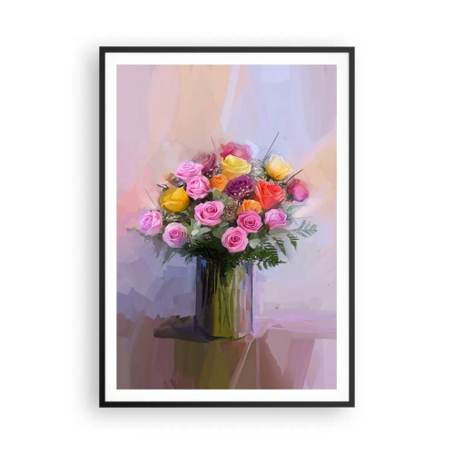 Plakát v černém rámu - Zachycená krása - 70x100 cm