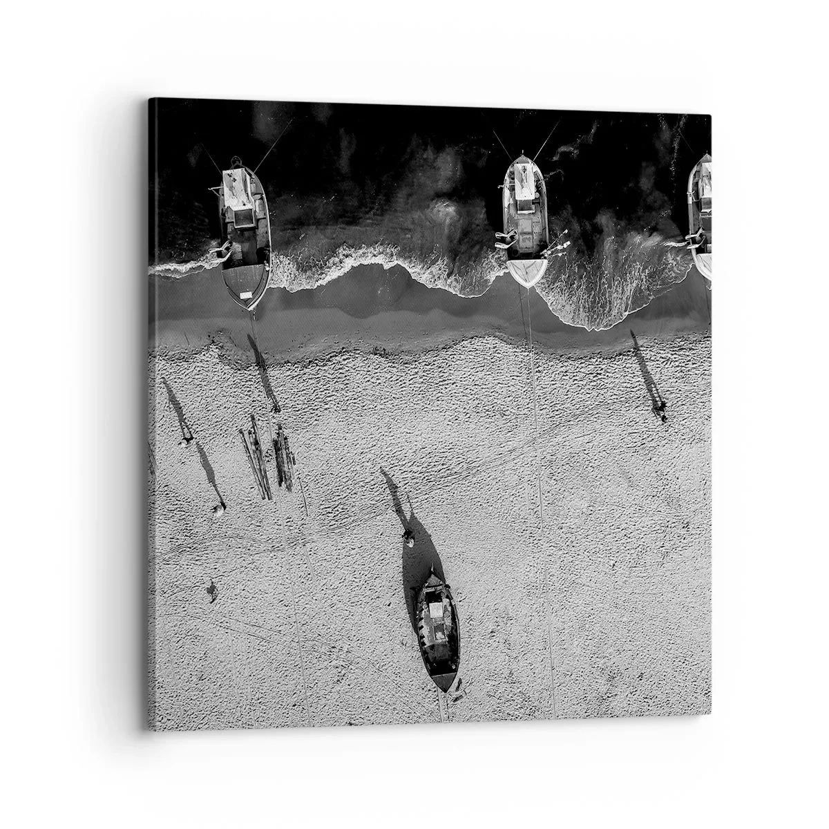 Obraz na plátně - Ještě na břehu… - 70x70 cm