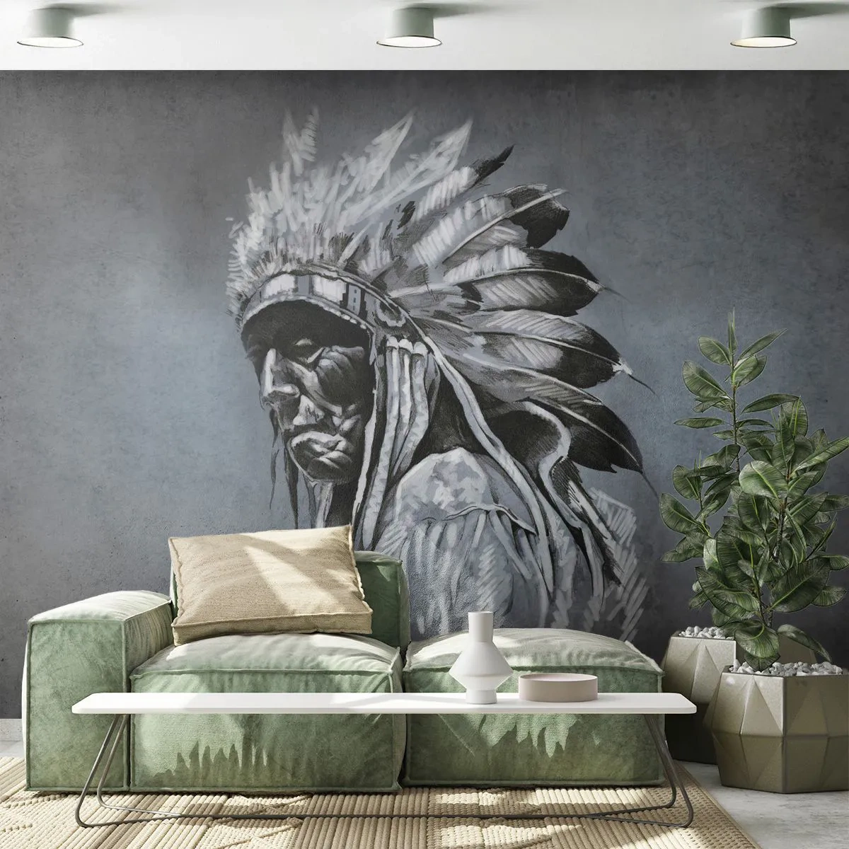 Fototapeta Standard Eco - Návrat k základům - indický, Chochol, Muž - 350x256 cm