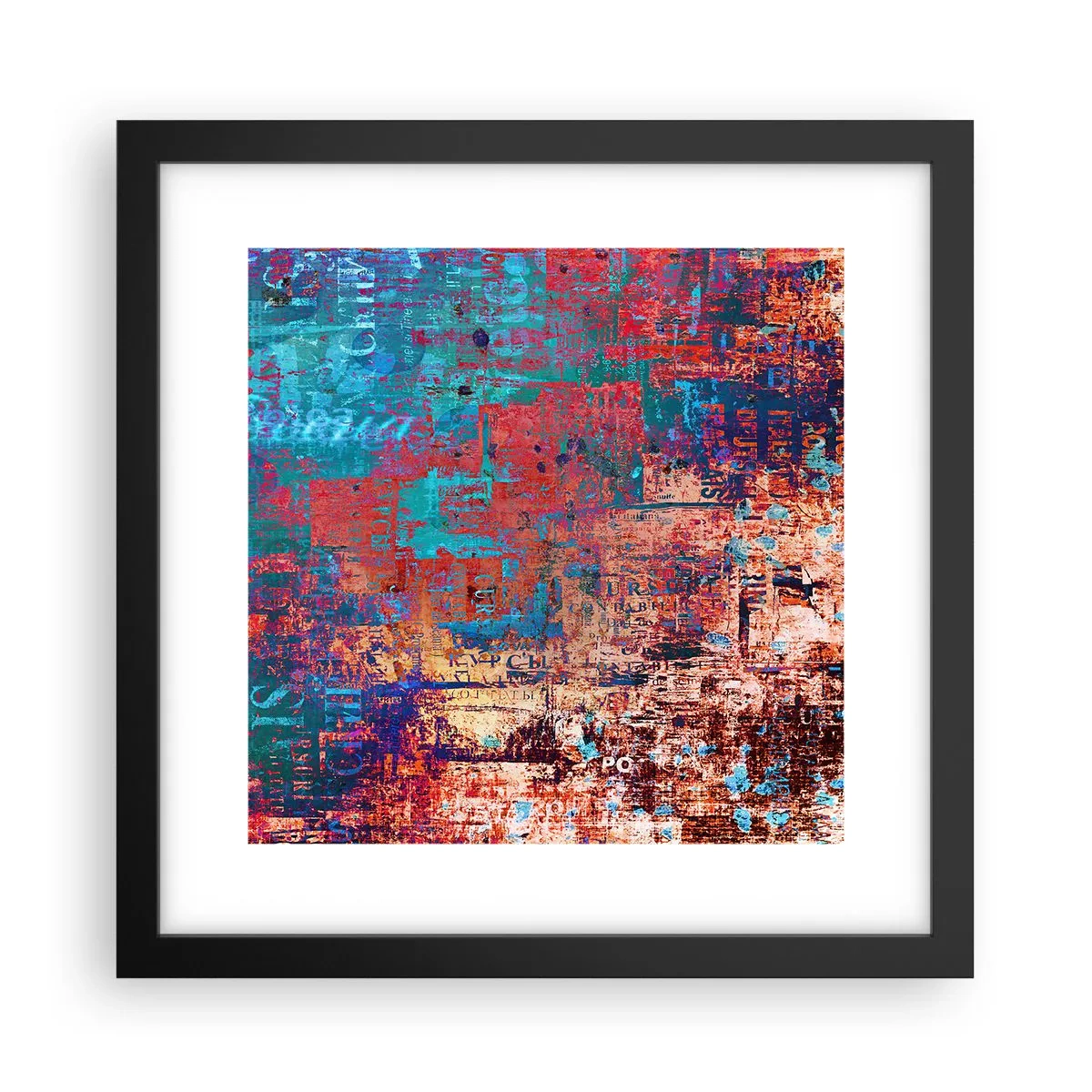 Plakát v černém rámu - Paměť a zapomnění - 30x30 cm