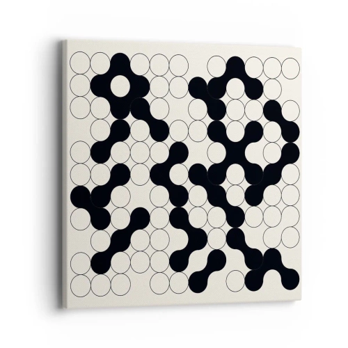 Obraz na plátně - Čínská hra – variace - 40x40 cm