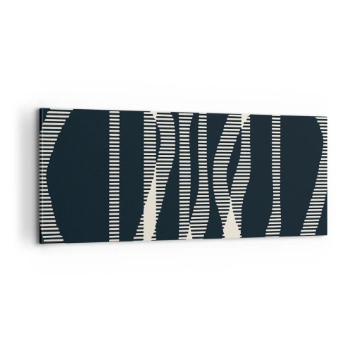 Obraz na plátně - Pokus o prolomení temnoty - 100x40 cm