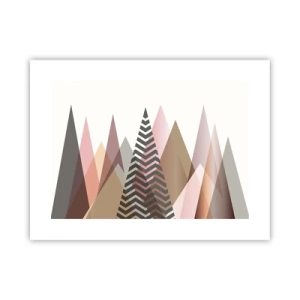 Plakát - Pyramidální pohled - 40x30 cm