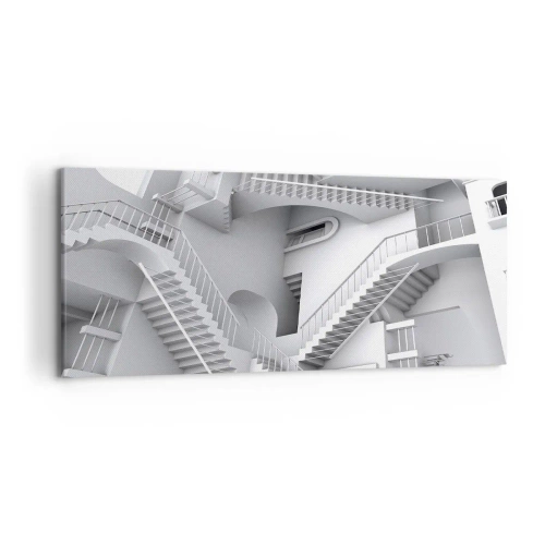 Obraz na plátně - Paradoxy prostoru - 120x50 cm