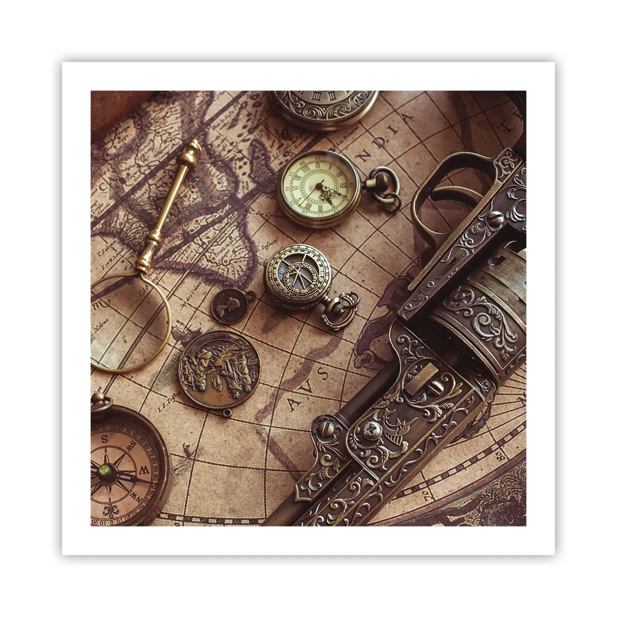 Plakát - Dobrodružství volá - 60x60 cm