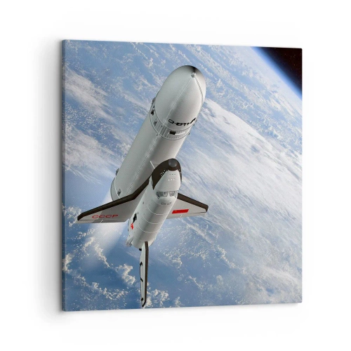 Obraz na plátně - Vesmírné nanebevstoupení - 50x50 cm