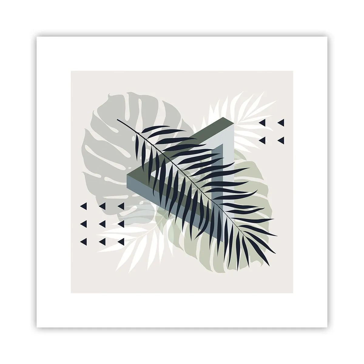 Plakát - Příroda a geometrie – dva řády? - 30x30 cm
