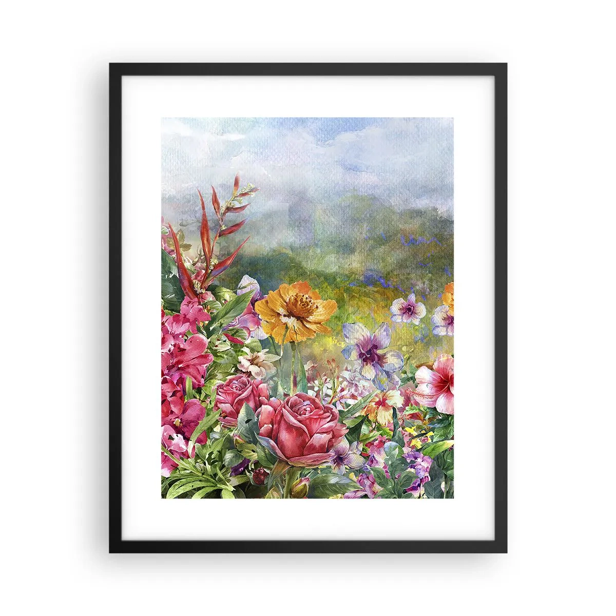 Plakát v černém rámu - Zahrada, která se zbláznila - 40x50 cm