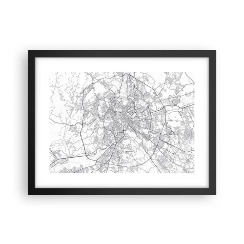 Plakát v černém rámu - Římský kruh - 40x30 cm