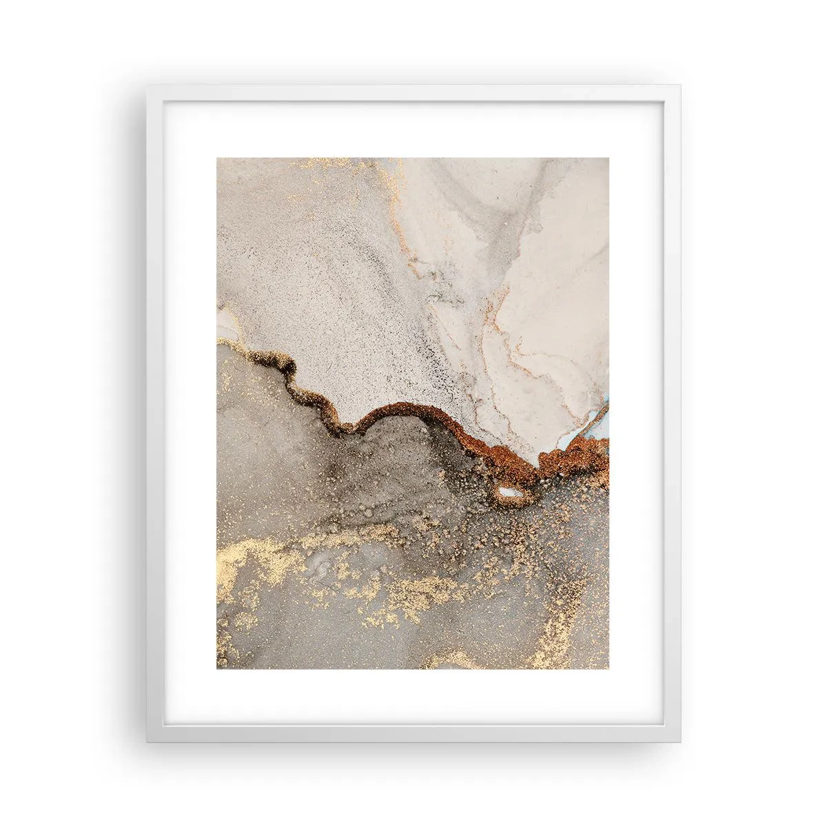 Plakát v bílém rámu - Na hranici barev - 40x50 cm