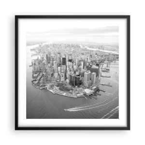 Plakát v černém rámu - Jak nemilovat? - 50x50 cm