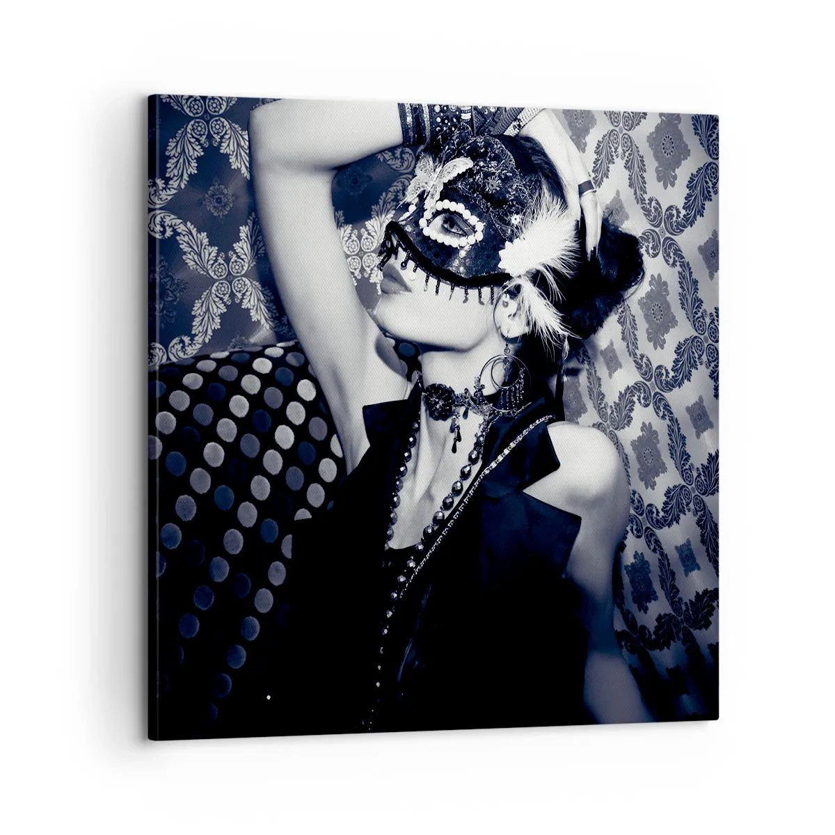 Obraz na plátně - Dekorace, ozdoby, vzory… - 60x60 cm