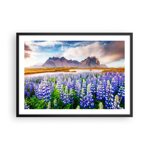 Plakát v černém rámu - Síla a přísnost vedle mírnosti - 70x50 cm