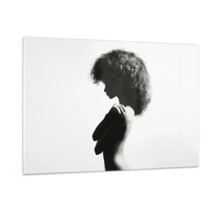 Obraz na skle - Jako květina na štíhlém stonku - 120x80 cm