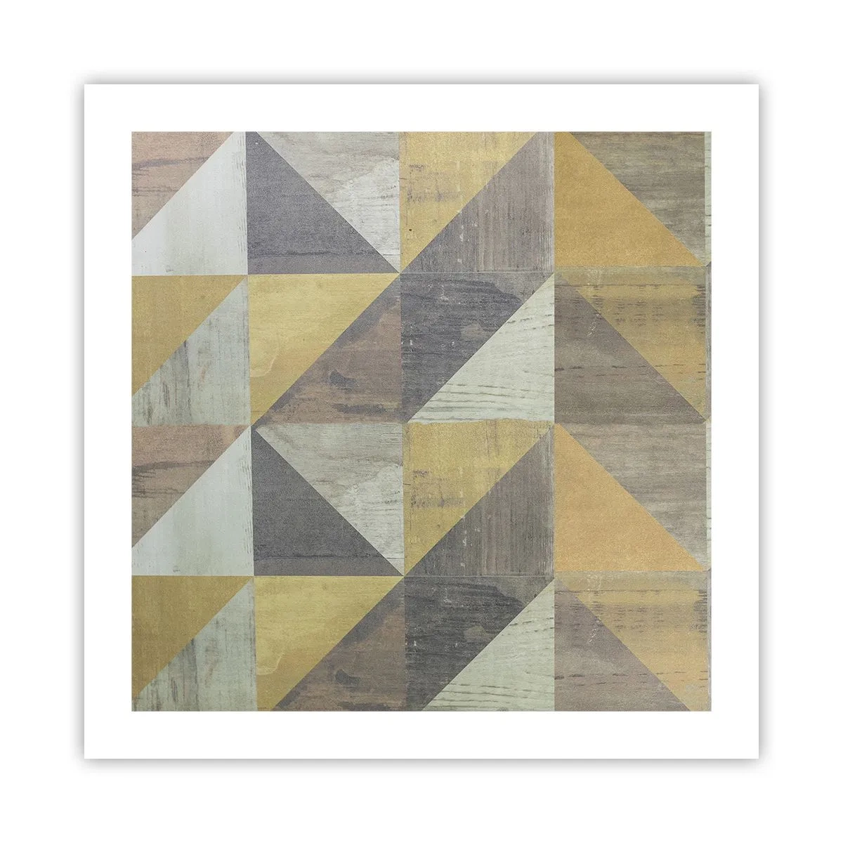 Plakát - V úhlu trojúhelníku - 50x50 cm