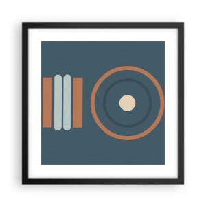 Plakát v černém rámu - Podstata věcí - 40x40 cm